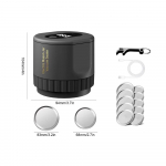 Elektriline Masoni purgi vaakumseade Juhtmevaba konservimise vaakumseadme komplekt Elektriline automaatne toidu s&auml;ilitamine tavalise suuga Masoni purkide jaoks must