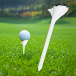 10-kraadised golfipalli 83 mm hoidikuga golfim&auml;ngud tagahoovis valge