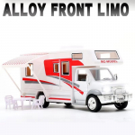 Uus 1:32 survevalu ja m&auml;nguasjad vabaajas&otilde;idukid haagismaja sulamist automudelid, kogumisobjektid Haagissuvilad Matkaautod Helivalgustid, kerged autom&auml;nguasjad, kingitused valge