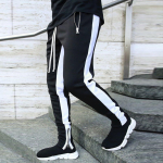 Kevadine ja s&uuml;gisene sport Fitness &uuml;hev&auml;rvilised p&uuml;ksid Meeste vabad jooksvad vabaaja suured dressip&uuml;ksid puuvillased L