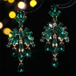 Imeilusa v&auml;rvi s&auml;delevad kristallist pikad k&otilde;rvar&otilde;ngad temperament luksuslikud l&auml;ikivad naiste k&otilde;rvar&otilde;ngad 1 paar