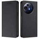 Luksuslik nahast &uuml;mbris TCL 50 Pro NxtPaper/40XL/30T jaoks (T603DL)/50 XL/TCL 501 RFID-blokeerimiskaardi pesad Magnetiline t&otilde;mbealus P&otilde;rutuskindel klappkate TCL 50 XE NxtPaper 5G