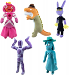 2024 5TK/KOMPLEKT K&uuml;bertsirkuse pl&uuml;&uuml;sist m&auml;nguasjad suurep&auml;rane digitaalne tsirkuse puuvillane pl&uuml;&uuml;sm&auml;nguasi kingitus lastele