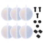 15/30 tk asendusfilter kasside joogivee purskkaevu jaoks, asendatud lemmiklooma vee purskkaevu jaoks, mida on lihtne paigaldada ja hooldada A