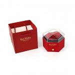 Yst&auml;v&auml;np&auml;iv&auml; plastist dekoratiivne pakkekarp Creative Diamond Face Design S&uuml;nnip&auml;evapeo kingituste tarvikud punane