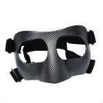 for Broken Nose, Basketball Guard Facial Cover Football Adjustable Strap Face Nose Boxing, Black Band