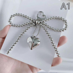 Pearl Bowknot S&uuml;dame ripats V&otilde;tmehoidja Helmestega Telefoni Amulet Eemaldatavad Kaared Telefonipael K&auml;sitsi valmistatud v&otilde;tmehoidja Ehted Koti jaoks