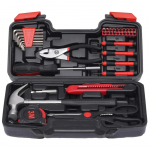 39-osaline komplekt Kombineeritud t&ouml;&ouml;riistade komplekt Majapidamiskomplekt Riistvarat&ouml;&ouml;riist Daquan Multifunktsionaalne komplekt 39-piece tool set pink