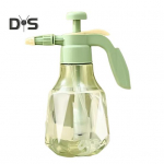 Surveaiapihusti 1,5-liitrine pihustuspudel pumbaga, reguleeritava otsikuga survepihustiga kodu siseruumides &otilde;uetaimede kastmiseks helekollane v&auml;rv