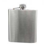 Roostevabast terasest taskukolbiga viskiveinipott Flagon Camping 3 oz