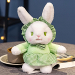 30 cm Lolita Rabbit Palus m&auml;nguasjad Beebi magamiseks Mugavad nukud T&auml;idisega Pehmed Loomade M&auml;nguasjad Armas seelik J&auml;nes lastele T&uuml;druk 30cm sinine