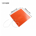 5V 12V 24V 220V silikoonist soojenduspadjad Universaalne mootorisoojendus auto &otilde;livanni soojendusmatt soojendusega voodiplaadi soojendustarvikud 12V-20*20cm