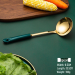 Nordic Light Luxury 7-Piece Stainless Steel Kitchenware Set with Ceramic Handles