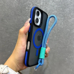 Luksuslik Magsafe matt telefoni&uuml;mbris iPhone 16 11 12 13 14 15 16 Pro Max Plusile, magnetilise kaitserauaga tagakaaned For iPhone 16 Pro Max punane