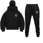 M&uuml;tsiga Hupparite P&uuml;kste Komplekt S&uuml;gis Talv Balaklava Kapuutsiga Sviiter Trendikas Hip Hop Mehed Naised Paar N&auml;omaskiga T&otilde;mblukuga Huppar XL black
