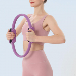 Pilates Ring 13 inch Inner Thigh Exerciser Flexible Practical Resistance for Women Men Fitness roosa