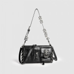 Niche Disain Tume Kaenlakott Stiilne Mitmetaskuline Mootorratturi Crossbody Kott