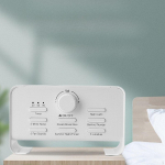 White Noise Machine Sound Portable USB Charging Compact 3 timers with Night Light for Travel