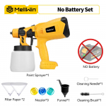 MELLWIN 1000ML Juhtmevaba Elektriline V&auml;rvipihusti Pihustusp&uuml;stol Kaasaskantav V&auml;rvipihusti Auto M&ouml;&ouml;bel Teras Katmine Aerograaf Makita 18V Akule Without Battery