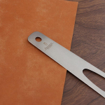 Roostevabast terasest Leathercraft Gumming Glue T&ouml;&ouml;riist isetehtud &otilde;mblemine Naha k&auml;sit&ouml;&ouml;liimimine