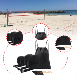 Beach Volleyball Lines for Sand Set ,Compact Easy to Setup Webbing Professional