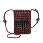 Moodne kootud telefoni kott, kerge ja mitmek&uuml;lgne, &otilde;&otilde;nes &uuml;hekordse &otilde;larihmaga v&auml;ike kott, mitmek&uuml;lgne crossbody naiste kott black