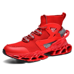 Uued meeste kingad Tossud Mehelik Tenis Luksuslikud disainerkingad Meeste vabaajajalatsid Platvormiga Moodsaks L&otilde;ikuriga Mokassiinid Jooksuks Mehed Zapatos 39 punane