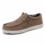 Meeste vabaajajalatsid Slip on Canvas Loafers Mugavad k&otilde;ndimiskorrused meestele, libisemiskindlad pehmed mokasiinid Tossud Suvised jalap&uuml;ksid 42