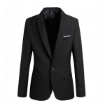 Ametlik bleiser Klassikaline peen viimistlusega v&auml;lir&otilde;ivad Meeste bleiser Meeste Slim Fit Office bleiser &uuml;likond jakk T&ouml;&ouml;riided 2XL