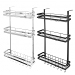 3-korruseline k&uuml;lmkapi hoiureiul Multifunktsionaalne k&uuml;lmkapi riiul k&uuml;lgsein rippuv hoidik K&ouml;&ouml;k maitseainete korraldaja rippuv riiul h&otilde;be