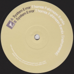 12-tolline plaat HRK - S&uuml;steemi viga (Remix) JOINT001 Joint Records 2003 UK Tants & Elektroonika Kasutatud