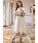 India disainer puuvillane kurta p&uuml;ksikomplekt naistele Bollywoodi top tuunika kurti salwar &uuml;likond kleit M beež