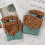 Moodsad kudumiskindad hoiavad soojas Plush Cutes Lovers Villane kinnas One Size