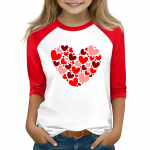 Topid noortele t&uuml;drukutele vanuses 4-16 aastat &Uuml;markaelusega 3/4 varrukatega T-s&auml;rgid Trendikad topid ja t-s&auml;rgid 160 vereoranž