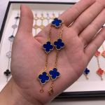 Boutique Neljak&auml;pa Ristikheina Viie &Otilde;iega K&auml;ev&otilde;ru 18K Kerge Luksus Ins Disain Mood Peen Mitmek&uuml;lgne Meeste ja Naiste Mudelid K&auml;ev&otilde;ru Boutique Bracelet