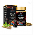 SEARCH WELLNESS Shilajit Gold 60 kapslit Aitab suurendada j&otilde;udu, vastupidavust naistele ja meestele (60 kapslit)