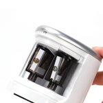 2 tk Multifunktsionaalne Automaatne Kahe Auguga Elektriline L&uuml;litiga Pliiatsiteritaja Varuosaterad Kodu Kontor Pliiatsid Kunstijoonistustarbed