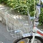 Roostevabast terasest jalgrattakorv Roostekindel jalgratta esikandur Tugev Roostekindel hoiukorv ostlemiseks Style B