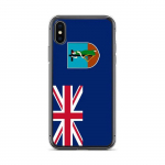 Coque pour iPhone - MARQUE - Drapeau de montserrat - Silikoonist supp - Disain - Maksimaalne kaitse