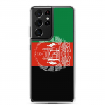 Coque T&eacute;l&eacute;phone &ndash; Samsung &ndash; Galaxy S21 &ndash; Drapeau Afghanistan &ndash; Souple &ndash; mitmev&auml;rviline