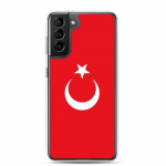 Coque T&eacute;l&eacute;phone &ndash; Samsung &ndash; Galaxy S21 Ultra &ndash; Drapeau Turquie &ndash; Supp &ndash; Mitmev&auml;rviline