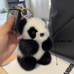 V&auml;ike panda pl&uuml;&uuml;sist nukk naiste kotikaunistused armsad naaritsa karusnaha imitatsioonid Panda auto v&otilde;tmehoidja armas karu auto v&otilde;tmehoidja kingitus 13CM