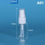 Reisi l&auml;bipaistvad korduvt&auml;idetavad pudelid l&auml;bipaistvast plastist parf&uuml;&uuml;mi pihusti v&auml;ike pihustuspudel 10/50/100/150/200/250/300/500 ml 50ML