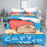 Kapibaara Kodu jaoks Tekikott 3D Laste Voodipesu 100% Pol&uuml;ester Tr&uuml;kitud Armas Multikas Tekk Sobib Lastele 90x200cm