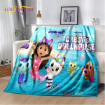 Armas Gabbys Dollhouse multifilmi tekk, pehme tekk koju Magamistoa voodi Diivani Piknikuks Reisikontori puhkekate tekk kingitus 30x40in