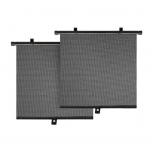 2 tk Auto P&auml;ikesesirm K&uuml;lgaknale Beebile Rulliga S&otilde;iduki Varjud Imikinnituste ja Konksudega PVC UV-kaitse ja Privaatsus Auto Akna Kate L 2pcs