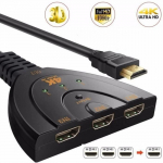 Version 4k - < =0.5m - 4 K * 2 3d Mini 3 Port Commutateur Hdmi 1.4b Switcher Splitter 1080 P Dans 1 Out Hub Pour Dvd Hdtv