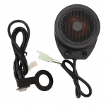 Mootorratta helisimulaator Lihtne &uuml;hendada DC12 kuni 80V Helisimulatsioonis&uuml;steem Veekindel 110DB vali rollerite ja kardide jaoks must