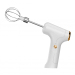 Kaasaskantav Mini Elektriline Toidusegisti K&auml;siblender Automaatne Munavispel Koorepiimavahustaja Kohvimasin Vahusegisti Koogik&uuml;psetust&ouml;&ouml;riist valge