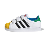 LEGO x adidas Superstar CF J Valge Kollane Roheline Laste tossud Pilvevalge P&otilde;himust Must Varustus-Kollane H03964 34